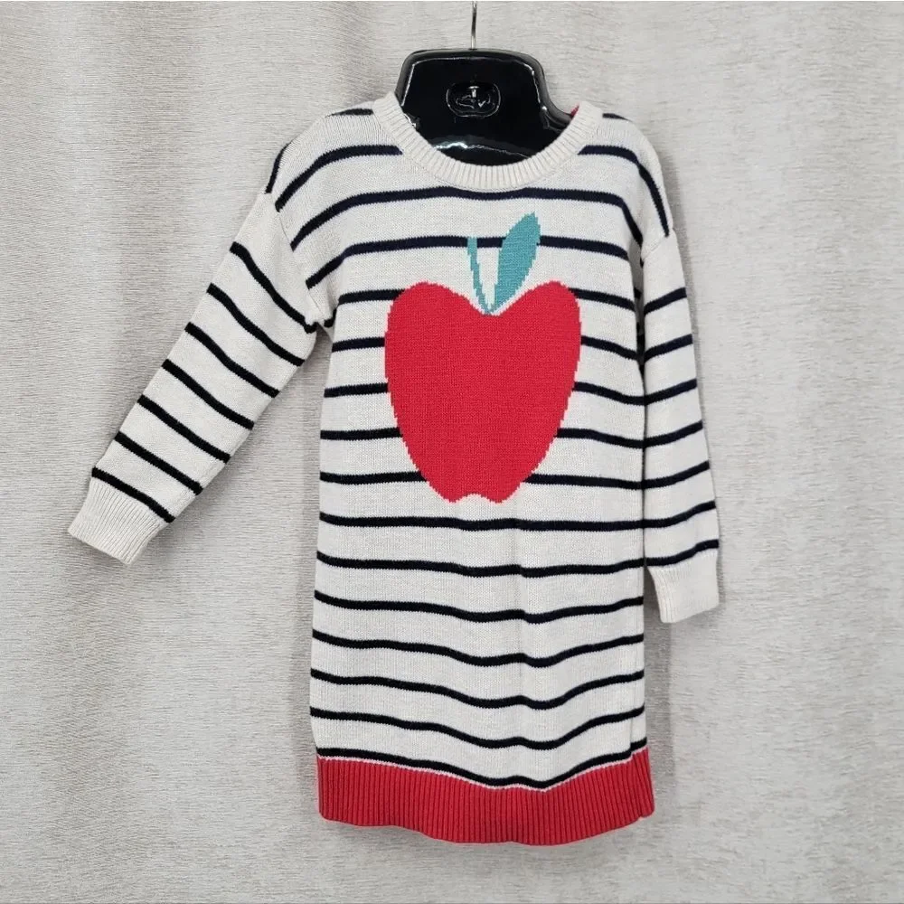 Baby Gap Striped Apple Sweater Dress Kids Dress School